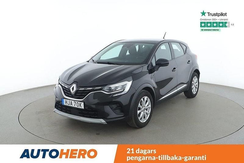 Svart Begagnad 2021 Renault Captur Zen SUV | 180 000 kr (Marknadspris) - Bild 1/4