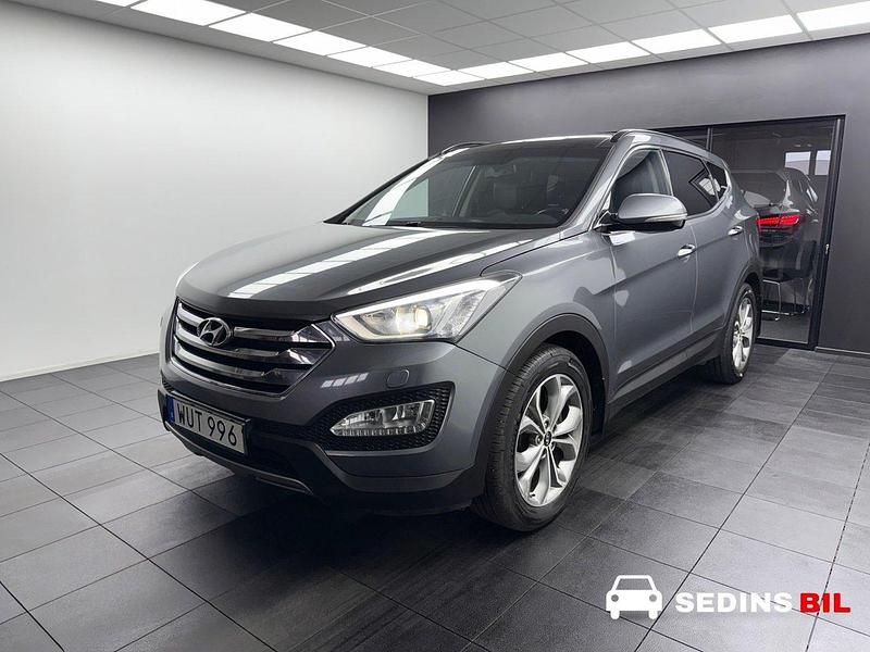 Silver Begagnad 2014 Hyundai Santa Fe Premium SUV | 129 900 kr (Marknadspris) - Bild 1/4
