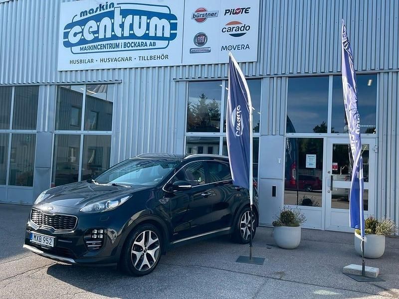 Svart Begagnad 2016 Kia Sportage GT-Line SUV | 169 800 kr (Lite dyr) - Bild 1/4