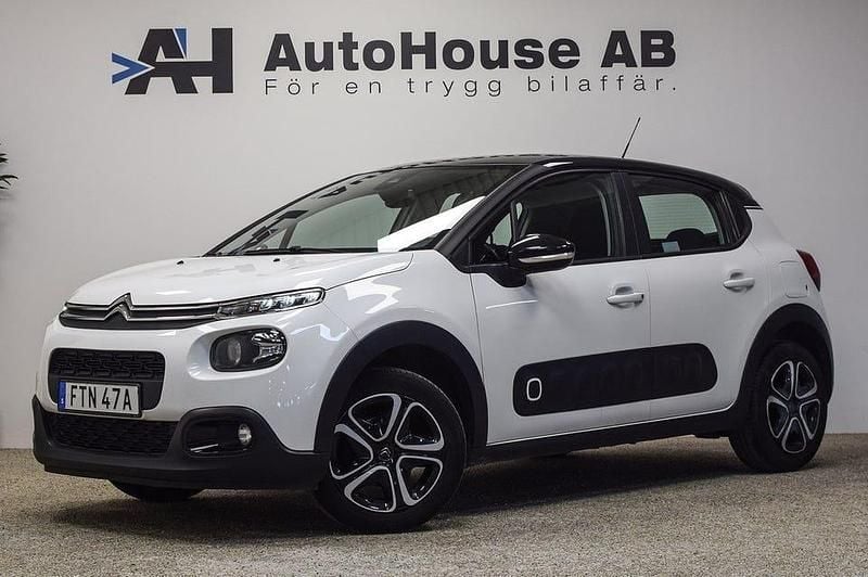 Vit Begagnad 2020 Citroën C3 Shine SUV | 94 000 kr (Marknadspris) - Bild 1/4