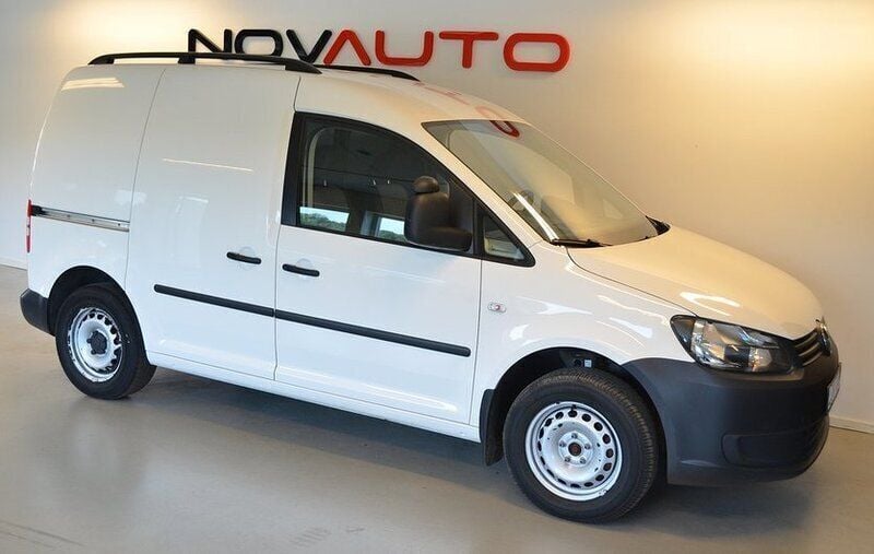 Candy vit Begagnad 2012 VW Caddy Minibuss | 99 900 kr (Dyr) - Bild 1/4