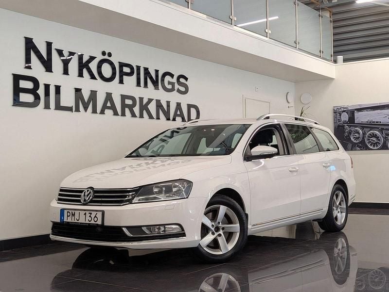 Vit Begagnad 2014 VW Passat Kombi | 89 900 kr (Bra pris) - Bild 1/4