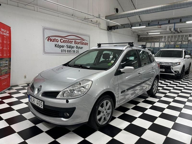 Silver Begagnad 2008 Renault Clio GrandTour Kombi | 29 000 kr (Lite dyr) - Bild 1/4