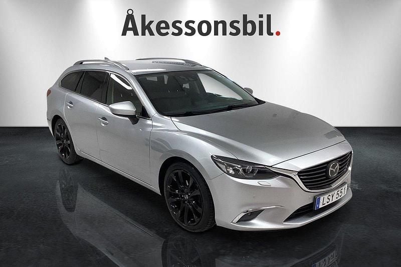 Grå Begagnad 2014 Mazda 6 Optimum Kombi | 139 000 kr (Dyr) - Bild 1/4