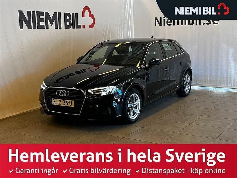 Svart Begagnad 2019 Audi A3 Sportback Proline Halvkombi | 199 900 kr (Marknadspris) - Bild 1/4