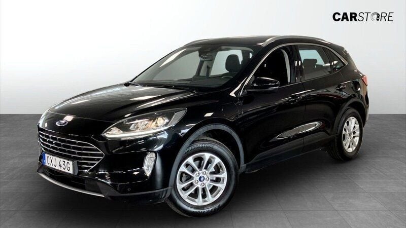 Svart (black) Begagnad 2021 Ford Kuga Titanium SUV | 234 900 kr (Bra pris) - Bild 1/4
