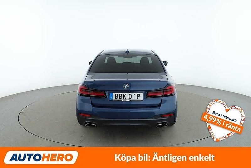 Begagnad BMW 530e M Sport 292 HK (214 kW) 2020 Blå Sedan