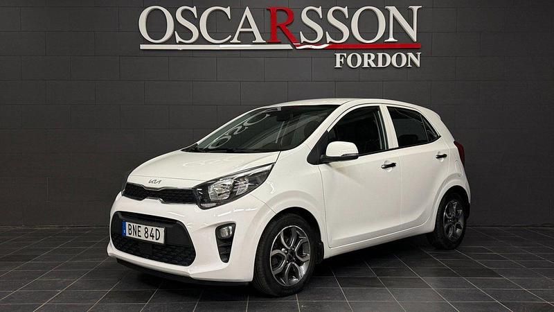 Vit Begagnad 2022 Kia Picanto Advance Halvkombi | 127 900 kr (Marknadspris) - Bild 1/4