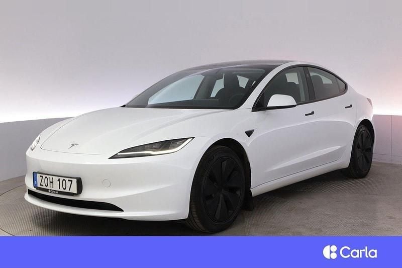 Vit Begagnad 2024 Tesla Model 3 Long Range AWD Sedan | 482 900 kr - Bild 1/4
