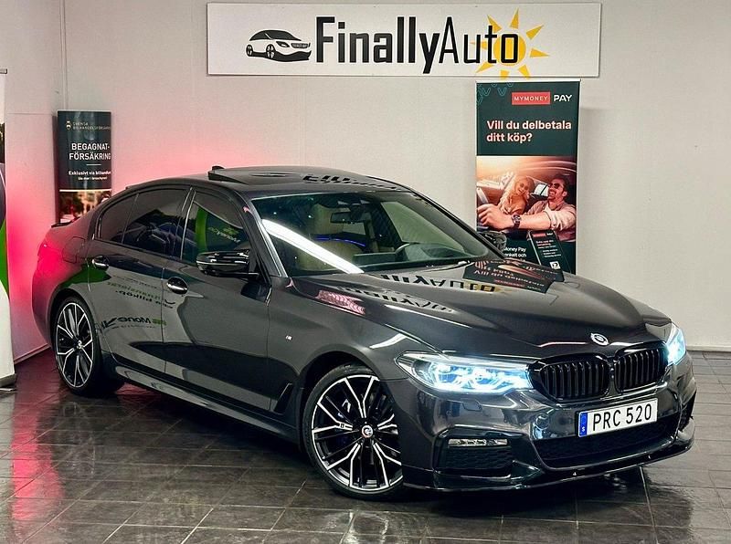 Begagnad BMW 530 M Sport 265 HK (194 kW) 2018 Grå Sedan