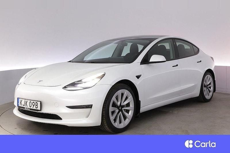 Vit Begagnad 2020 Tesla Model 3 Long Range AWD Sedan | 307 900 kr (Lite dyr) - Bild 1/4