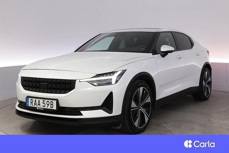 Vit Begagnad 2022 Polestar 2 Plus Sedan | 356 900 kr (Marknadspris) - Bild 1/4