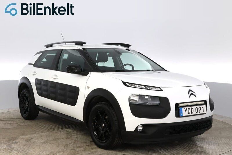 Vit Begagnad 2016 Citroën C4 Cactus PureTech Halvkombi | 79 900 kr - Bild 1/4