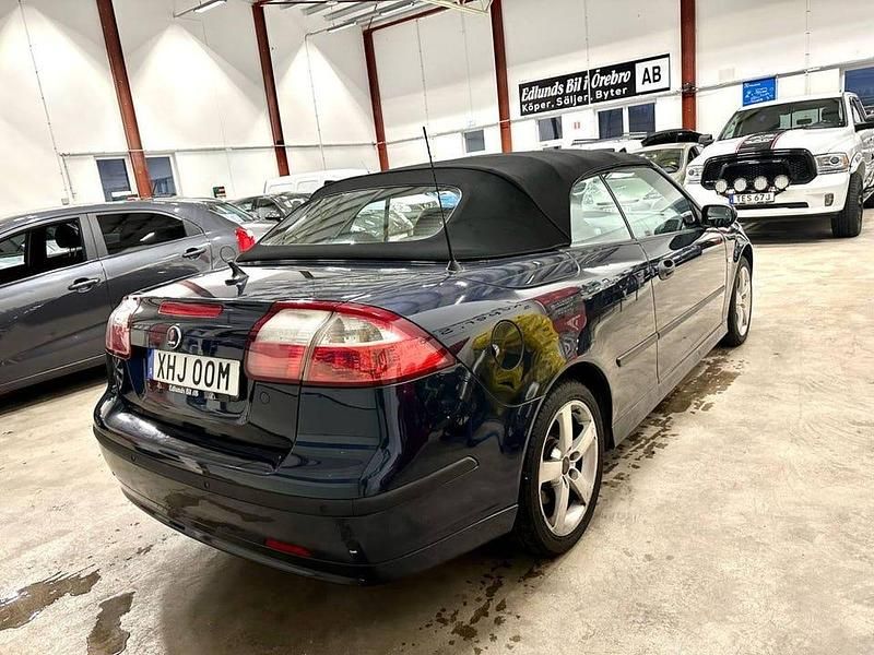 Begagnad Saab 9-3 Cabriolet Vector 150 HK (110 kW) 2006 Mörkblå Cab