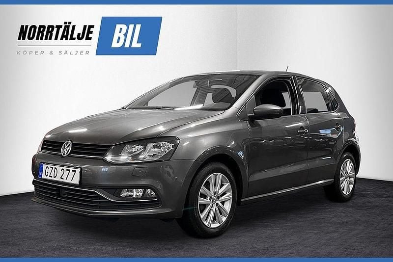 Begagnad VW Polo 90 HK (66 kW) 2015 Mörkgrå Halvkombi