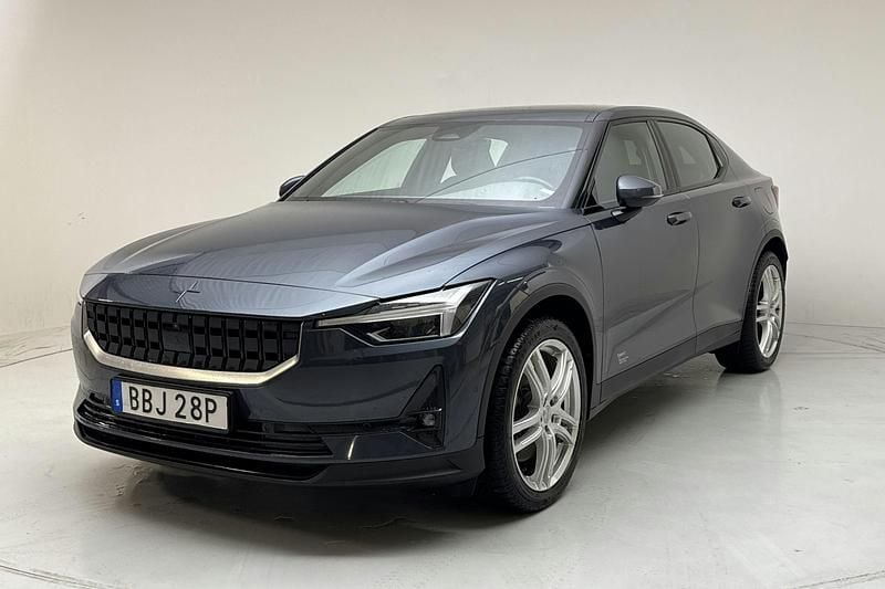 Mörkblå Begagnad 2023 Polestar 2 Standard Range Single Motor Halvkombi | 259 000 kr (Bra pris) - Bild 1/4