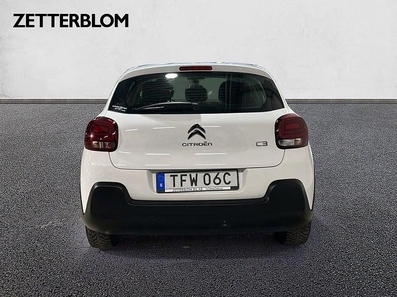 Begagnad Citroën C3 PureTech 83 HK (61 kW) 2021 Vit Halvkombi