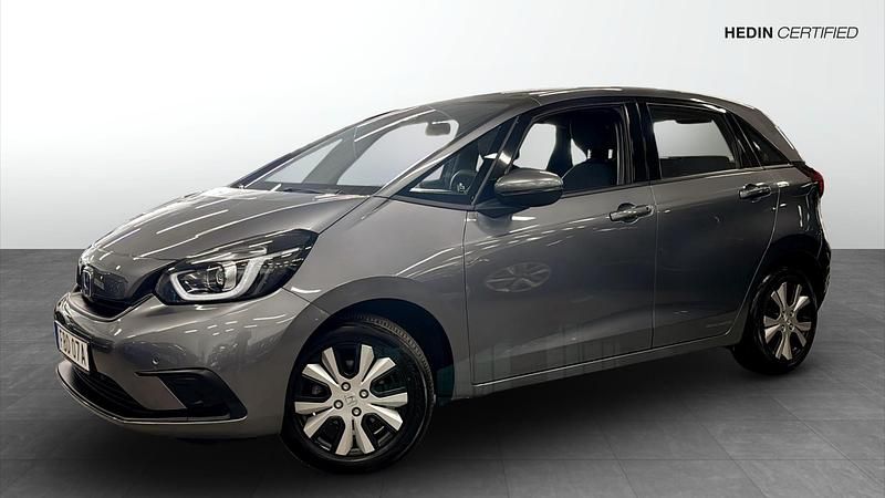 Mörkgrå (grey) Begagnad 2022 Honda Jazz Elegance Halvkombi | 199 900 kr (Lite dyr) - Bild 1/4
