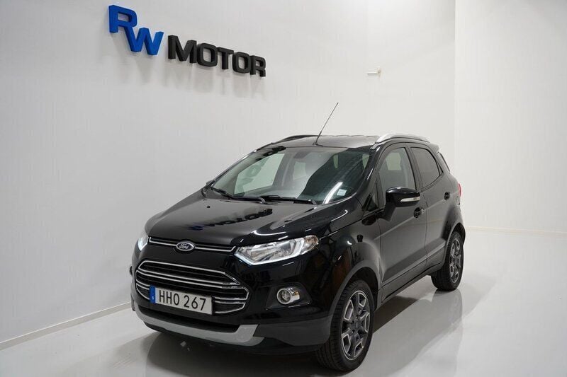 Svart Begagnad 2016 Ford Ecosport Titanium SUV | 94 900 kr (Marknadspris) - Bild 1/4