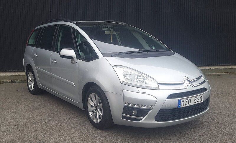Silver Begagnad 2012 Citroën Grand C4 Picasso Minibuss | 45 900 kr (Marknadspris) - Bild 1/4