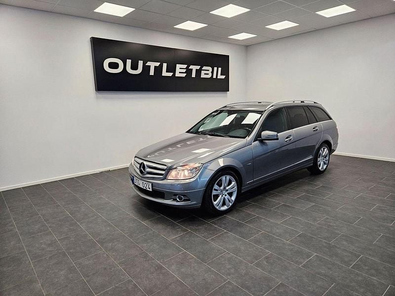 Grå Begagnad 2009 Mercedes C180 Avantgarde Kombi | 49 900 kr (Bra pris) - Bild 1/4