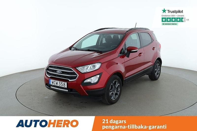 Röd Begagnad 2018 Ford Ecosport Trend+ SUV | 165 000 kr (Marknadspris) - Bild 1/4