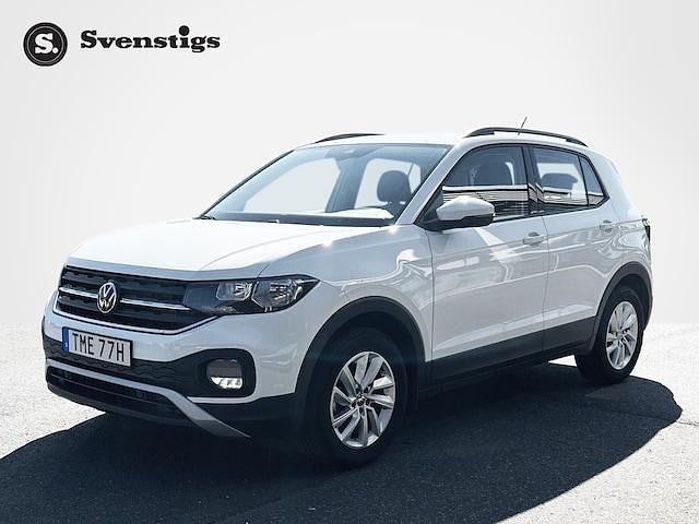 Vit Begagnad 2022 VW T-Cross Life SUV | 178 900 kr (Marknadspris) - Bild 1/4
