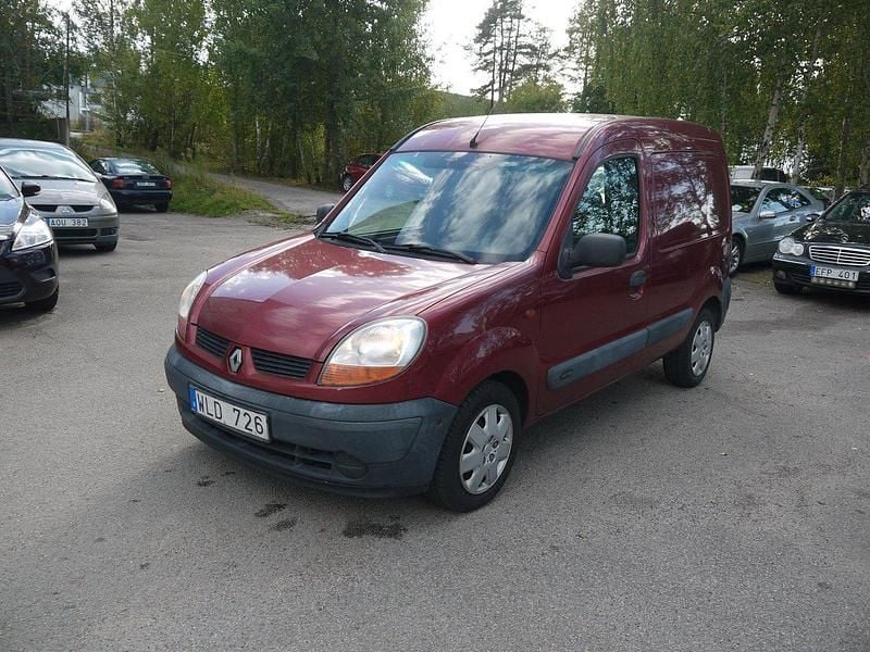 Mörkröd (röd) Begagnad 2004 Renault Kangoo Minibuss | 17 000 kr - Bild 1/4