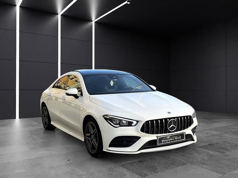 Begagnad Mercedes CLA200 AMG 163 HK (119 kW) 2019 Vit Sportkupé