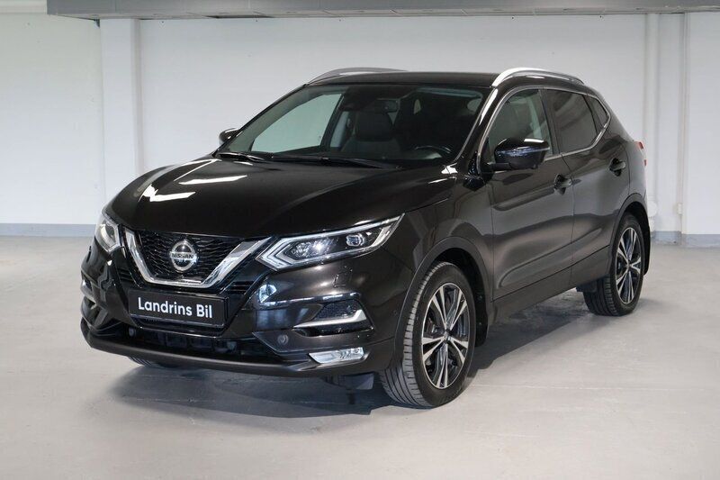 Svart (svart metallic) Begagnad 2019 Nissan Qashqai Tekna SUV | 172 500 kr (Marknadspris) - Bild 1/4