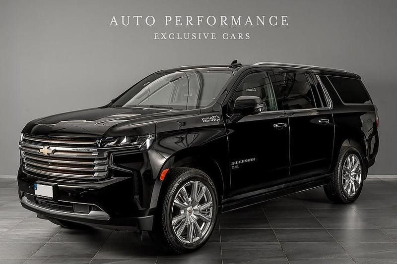 Svart Begagnad 2021 Chevrolet Suburban SUV | 854 900 kr (Superpris) - Bild 1/4
