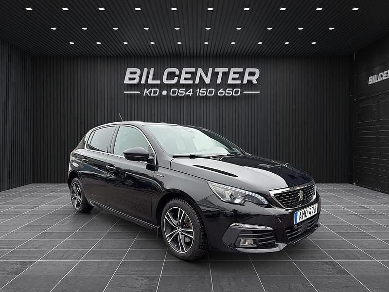 Begagnad Peugeot 308 GT-line 131 HK (96 kW) 2017 Svart Halvkombi