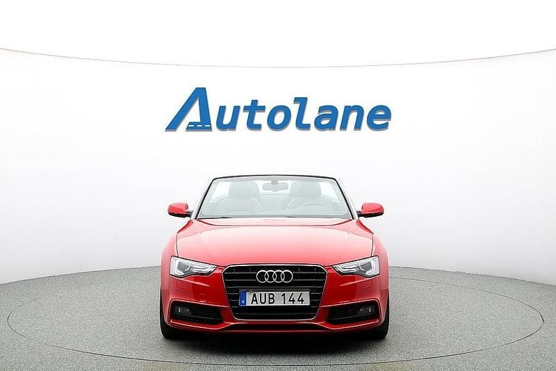 Begagnad Audi A5 Cabriolet S-Line 177 HK (130 kW) 2014 Röd Cab