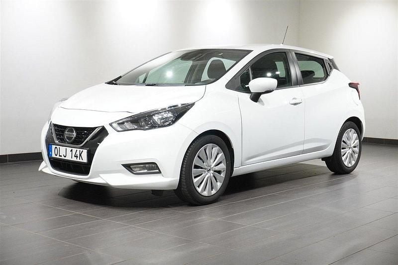 Vit Begagnad 2022 Nissan Micra Acenta Halvkombi | 159 800 kr (Marknadspris) - Bild 1/2