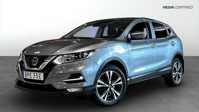 Grå (grey) Begagnad 2019 Nissan Qashqai N-Connecta SUV | 189 900 kr (Marknadspris) - Bild 1/4