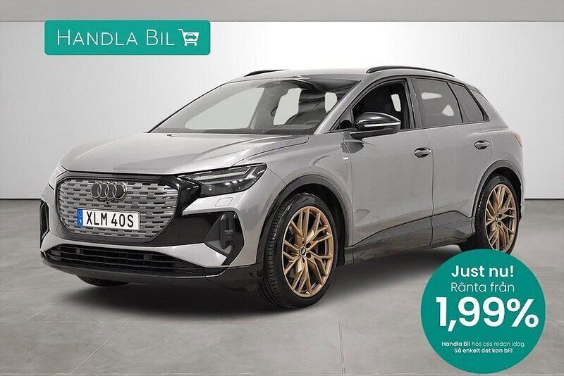 Grå Begagnad 2022 Audi Q4 e-tron Edition .1 SUV | 389 900 kr (Marknadspris) - Bild 1/3