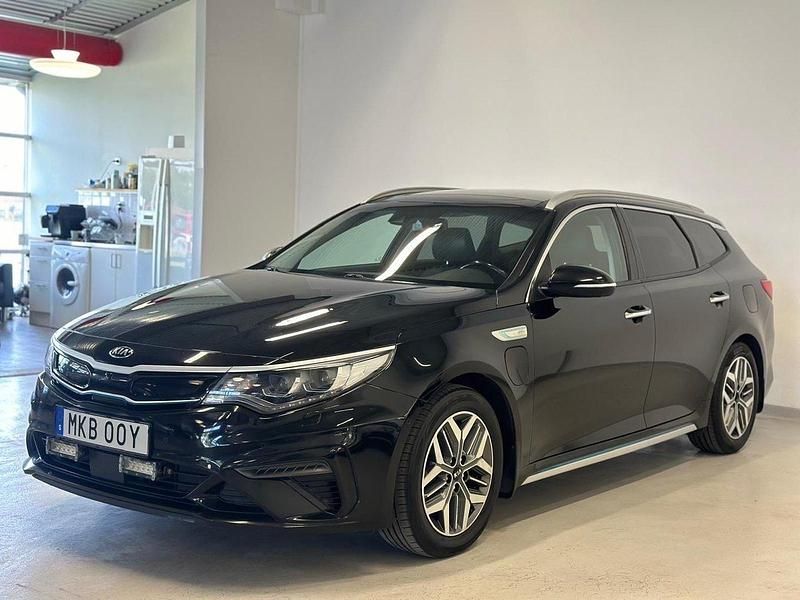 Svart Begagnad 2019 Kia Optima Hybrid Advance Sedan | 169 900 kr (Marknadspris) - Bild 1/4