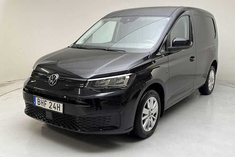 Svart Begagnad 2021 VW Caddy Minibuss | 229 000 kr (Bra pris) - Bild 1/4