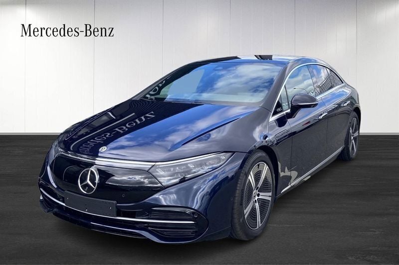 Blå Begagnad 2022 Mercedes EQS350 Sedan | 987 950 kr - Bild 1/4