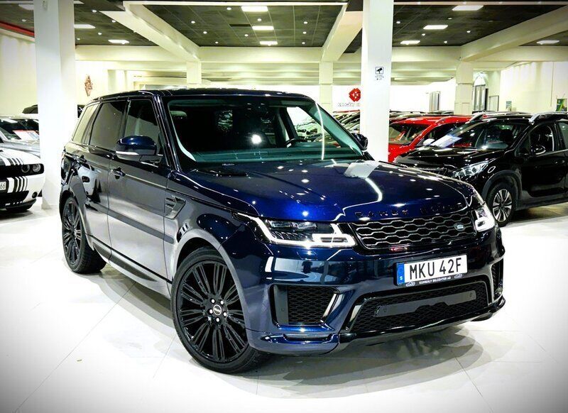 Mörkblå Begagnad 2019 Land Rover Range Rover Sport SUV | 629 900 kr (Bra pris) - Bild 1/4
