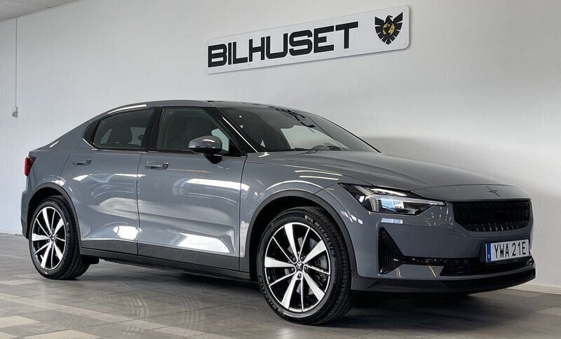 Grå Begagnad 2022 Polestar 2 Long Range Single Motor Sedan | 359 900 kr (Marknadspris) - Bild 1/4