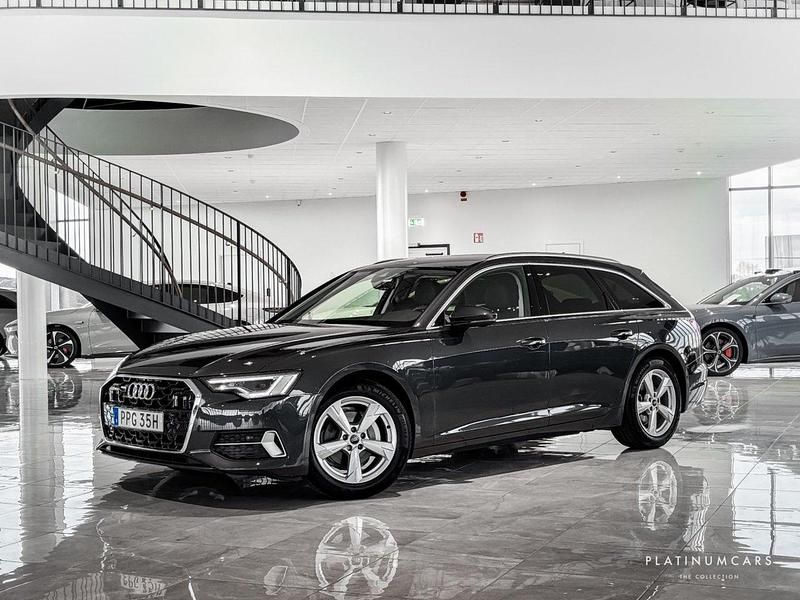 Grå Begagnad 2024 Audi A6 Kombi | 439 000 kr (Marknadspris) - Bild 1/4
