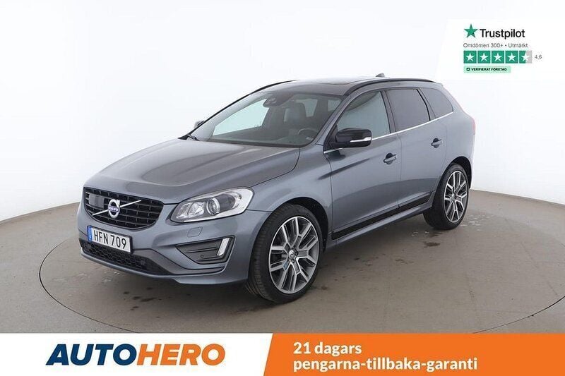 Grå Begagnad 2016 Volvo XC60 R-Design SUV | 299 000 kr (Superpris) - Bild 1/4
