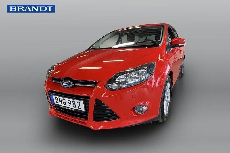 Röd Begagnad 2014 Ford Focus Kombi | 59 900 kr (Bra pris) - Bild 1/4