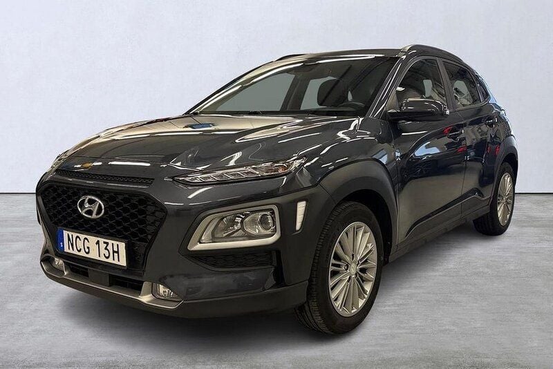 Grå Begagnad 2018 Hyundai Kona Trend SUV | 165 000 kr - Bild 1/4