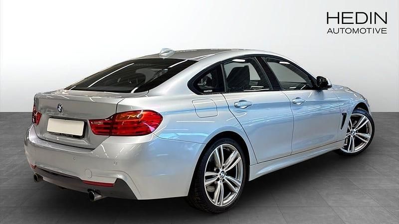 Begagnad BMW 435 Gran Coupé Shadowline 306 HK (225 kW) 2014 Silver Sportkupé