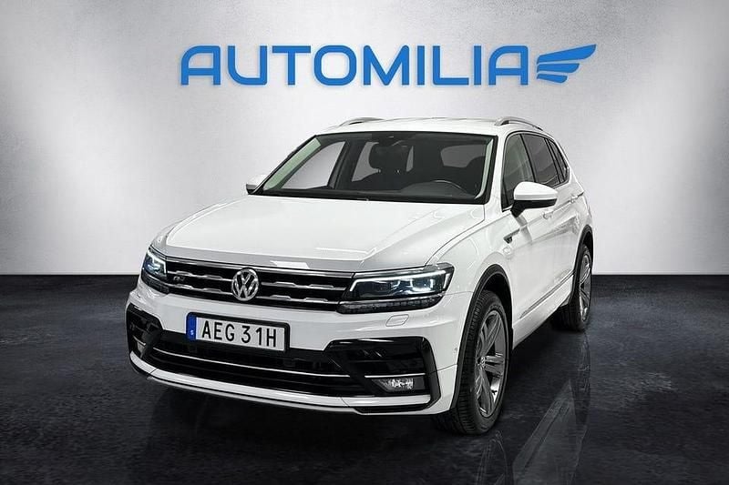 Vit Begagnad 2021 VW Tiguan Allspace GT SUV | 289 900 kr (Bra pris) - Bild 1/4