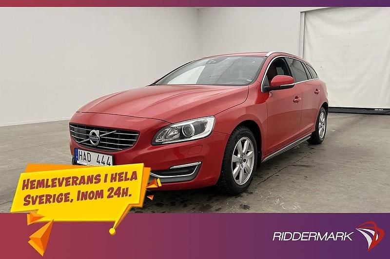Röd Begagnad 2013 Volvo V60 Summum Kombi | 168 800 kr (Lite dyr) - Bild 1/3