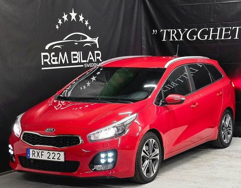 Röd Begagnad 2016 Kia Ceed GT-Line Kombi | 114 800 kr (Lite dyr) - Bild 1/4