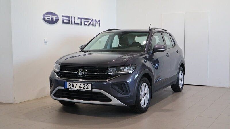 Grå Begagnad 2023 VW T-Cross Life SUV | 234 900 kr (Dyr) - Bild 1/4